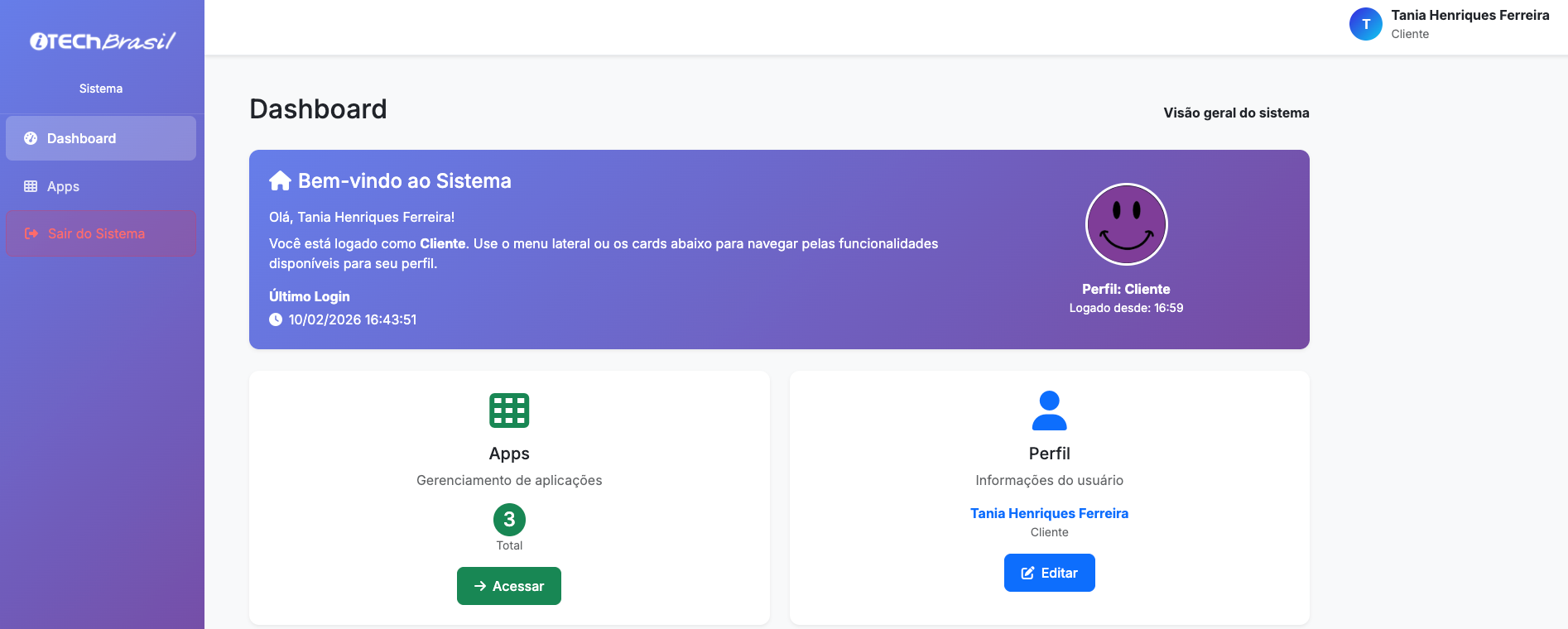Preview do Sistema ItechBrasil